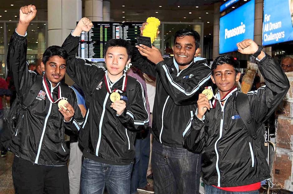 Kids who won Robotics Champions competition malaysia